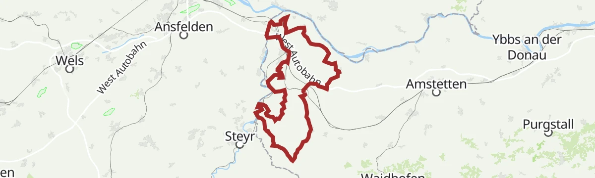 Route map: Mostviertel Ursprungsweg